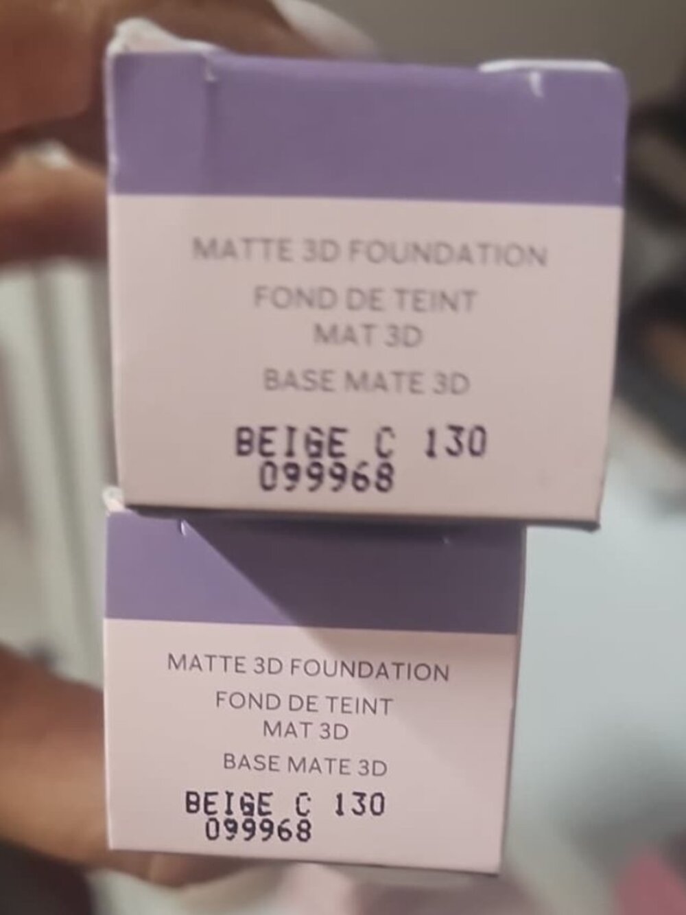 Pack of 2 MK TimeWise Matte 3D Foundation Beige C 130 - Pack of 2